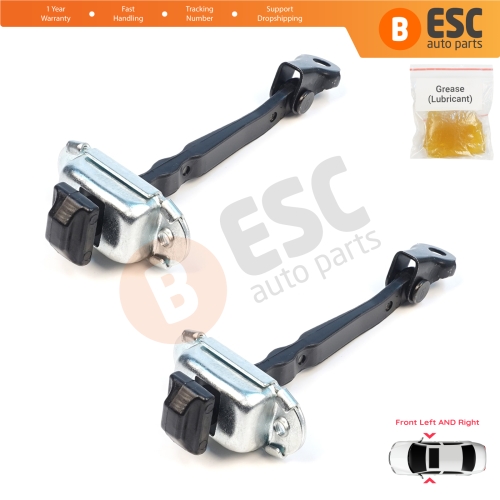 2 Pieces Front Door Stop Check Assy Limiter Strap for Nissan Micra MK5 K14 2016-2023 80430-5FA0A