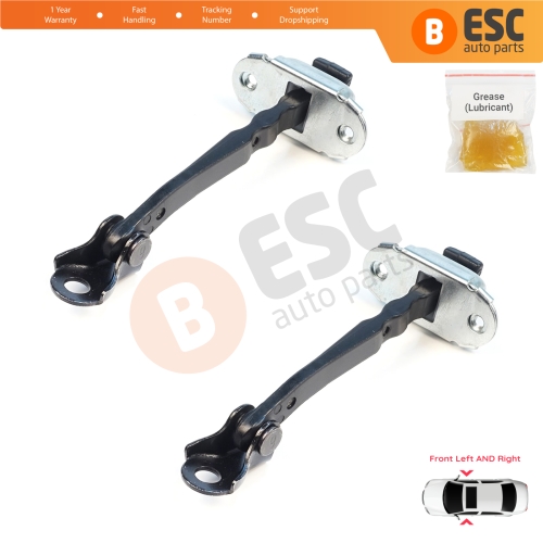 2 Pieces Front Door Stop Check Assy Limiter Strap for Nissan Micra MK5 K14 2016-2023 80430-5FA0A