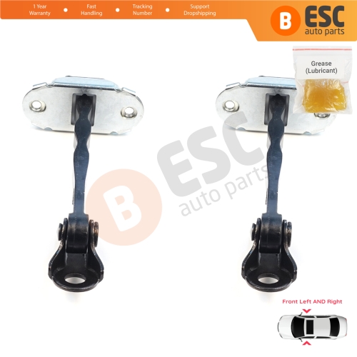 2 Pieces Front Door Stop Check Assy Limiter Strap for Nissan Micra MK4 K13 K13K K13KK 2011-2022 804301HB0A