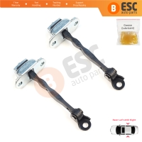 2 Pieces Rear Door Stop Check Assy Limiter Strap for Nissan Micra MK4 K13 K13K K13KK 2011-2022 824301HB0A