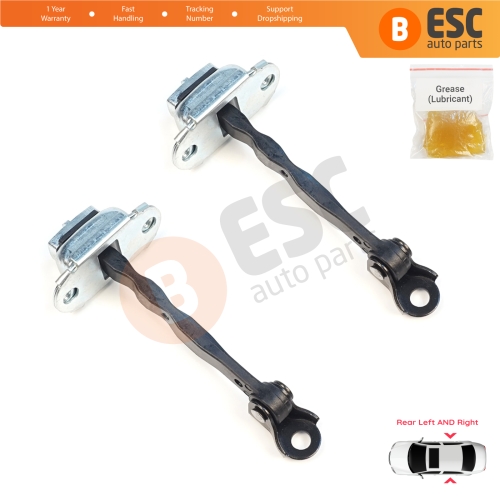2 Pieces Rear Door Stop Check Assy Limiter Strap for Nissan Micra MK4 K13 K13K K13KK 2011-2022 824301HB0A