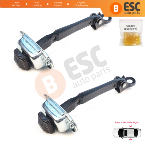 2 Pieces Rear Door Stop Check Assy Limiter Strap for Nissan Juke MK2 F16 2019-On 824306PA0A