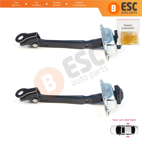 2 Pieces Rear Door Stop Check Assy Limiter Strap for Nissan Juke MK2 F16 2019-On 824306PA0A