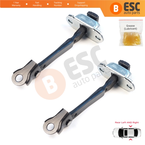 2 Pieces Rear Door Stop Check Assy Limiter Strap for Nissan Juke MK2 F16 2019-On 824306PA0A
