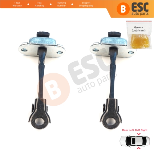 2 Pieces Rear Door Stop Check Assy Limiter Strap for Nissan Juke MK2 F16 2019-On 824306PA0A