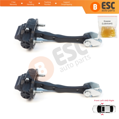 2 Pieces Front Door Stop Check Assy Limiter Strap for Volvo V40 525 Cross Country 526 2012–2019 31299810