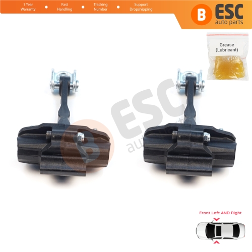 2 Pieces Front Door Stop Check Assy Limiter Strap for Volvo V40 525 Cross Country 526 2012–2019 31299810