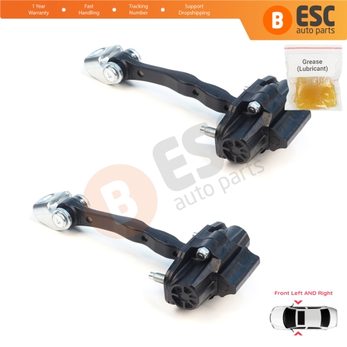 2 Pieces Front Door Stop Check Assy Limiter Strap for Volvo V40 525 Cross Country 526 2012–2019 31299810