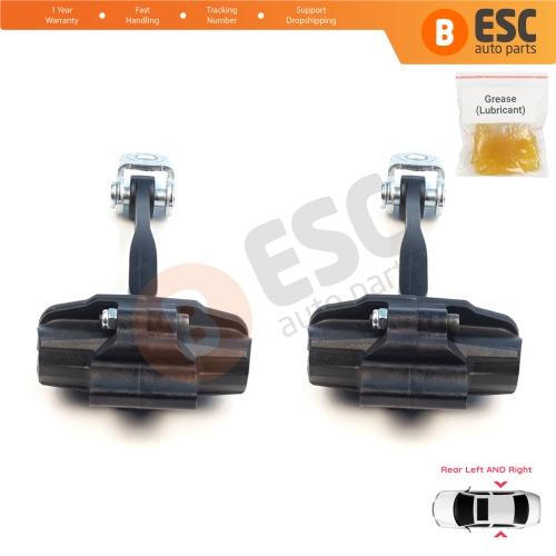2 Pieces Rear Door Stop Check Assy Limiter Strap for Volvo V40 525 Cross Country 526 2012–2019 31298427