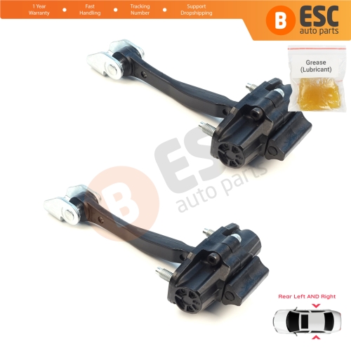 2 Pieces Rear Door Stop Check Assy Limiter Strap for Volvo V40 525 Cross Country 526 2012–2019 31298427