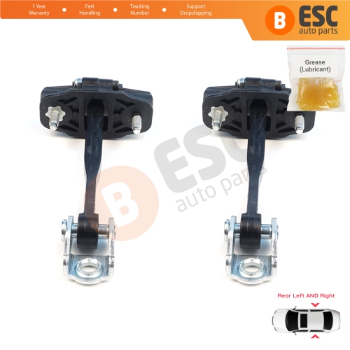 2 Pieces Rear Door Stop Check Assy Limiter Strap for Volvo V40 525 Cross Country 526 2012–2019 31298427