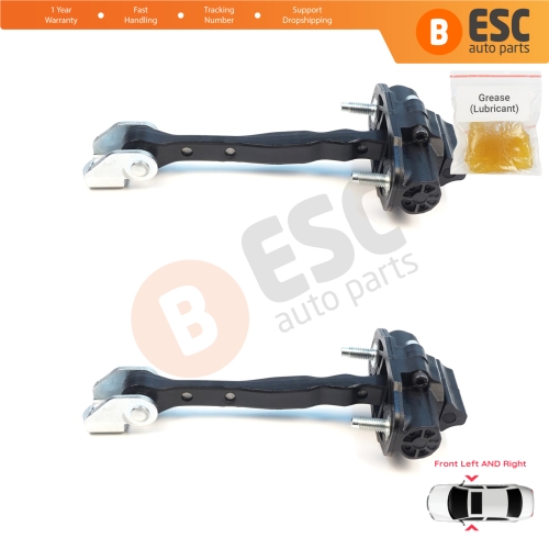 2 Pieces Front Door Stop Check Assy Limiter Strap for Volvo XC60 MK2 246 2017-On 31424466