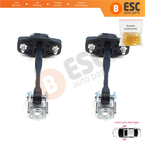 2 Pieces Front Door Stop Check Assy Limiter Strap for Volvo XC60 MK2 246 2017-On 31424466
