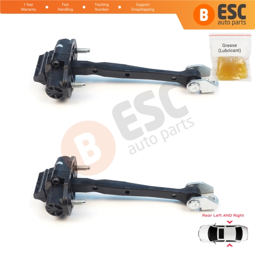 2 Pieces Rear Door Stop Check Assy Limiter Strap for Volvo XC60 MK2 246 2017-On 31424467