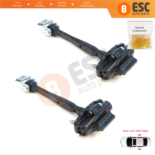 2 Pieces Rear Door Stop Check Assy Limiter Strap for Volvo XC60 MK2 246 2017-On 31424467