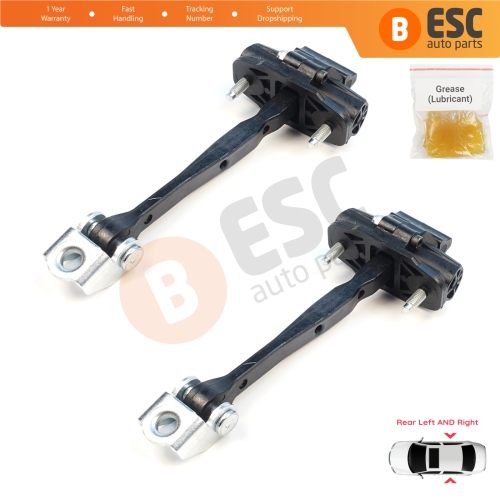 2 Pieces Rear Door Stop Check Assy Limiter Strap for Volvo XC60 MK2 246 2017-On 31424467