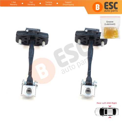2 Pieces Rear Door Stop Check Assy Limiter Strap for Volvo XC60 MK2 246 2017-On 31424467