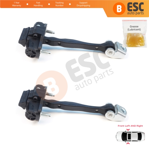 2 Pieces Front Door Stop Check Assy Limiter Strap for Volvo C40 539 2021-On XC40 536 2017-On 31457262