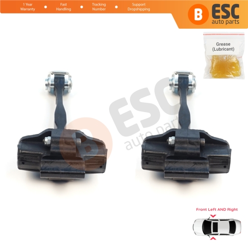 2 Pieces Front Door Stop Check Assy Limiter Strap for Volvo C40 539 2021-On XC40 536 2017-On 31457262