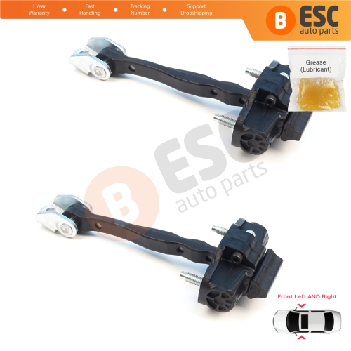 2 Pieces Front Door Stop Check Assy Limiter Strap for Volvo C40 539 2021-On XC40 536 2017-On 31457262