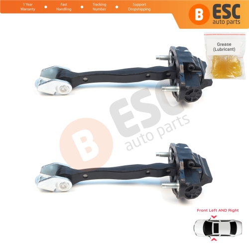 2 Pieces Front Door Stop Check Assy Limiter Strap for Volvo C40 539 2021-On XC40 536 2017-On 31457262