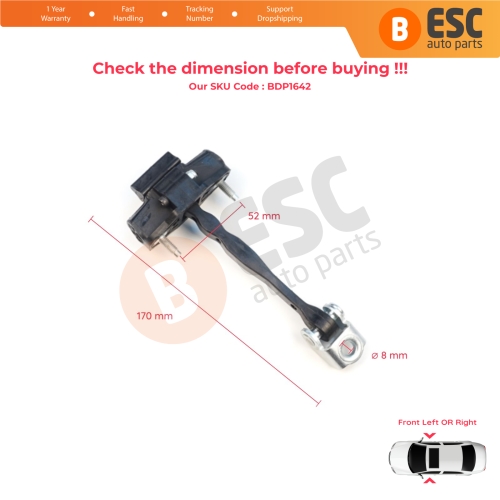 Front Door Stop Check Assy Limiter Strap for Volvo C40 539 2021-On XC40 536 2017-On 31457262