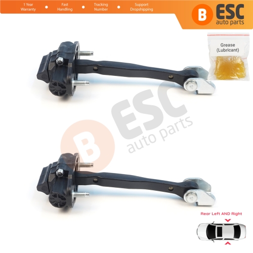 2 Pieces Rear Door Stop Check Assy Limiter Strap for Volvo C40 539 2021-On XC40 536 2017-On 31457263