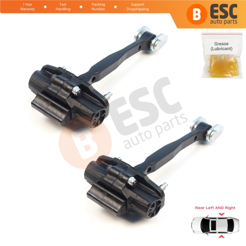 2 Pieces Rear Door Stop Check Assy Limiter Strap for Volvo C40 539 2021-On XC40 536 2017-On 31457263