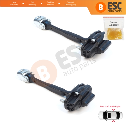2 Pieces Rear Door Stop Check Assy Limiter Strap for Volvo C40 539 2021-On XC40 536 2017-On 31457263