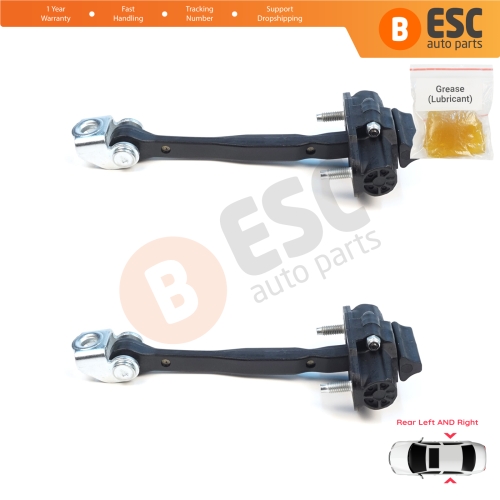 2 Pieces Rear Door Stop Check Assy Limiter Strap for Volvo C40 539 2021-On XC40 536 2017-On 31457263
