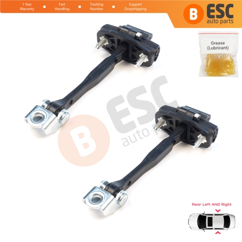 2 Pieces Rear Door Stop Check Assy Limiter Strap for Volvo C40 539 2021-On XC40 536 2017-On 31457263