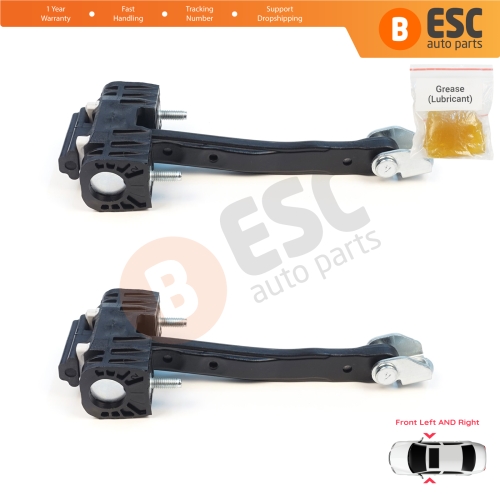 2 Pieces Front Door Stop Check Assy Limiter Strap for Volvo XC90 MK2 256 2014-On 31395137