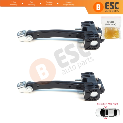 2 Pieces Front Door Stop Check Assy Limiter Strap for Volvo XC90 MK2 256 2014-On 31395137