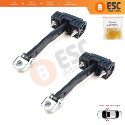 2 Pieces Front Door Stop Check Assy Limiter Strap for Volvo XC90 MK2 256 2014-On 31395137