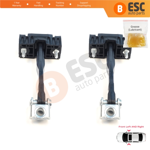 2 Pieces Front Door Stop Check Assy Limiter Strap for Volvo XC90 MK2 256 2014-On 31395137