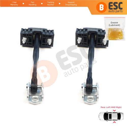 2 Pieces Rear Door Stop Check Assy Limiter Strap for Volvo XC90 MK2 256 2014-On 31395138