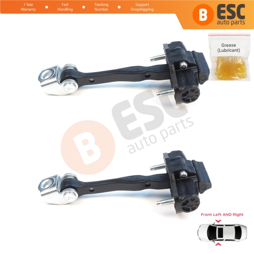 2 Pieces Front Door Stop Check Assy Limiter Strap for Volvo S60 MK3 224 2019-On V60 MK2 225 V60 Cross Country MK2 227 2018-On 31479059