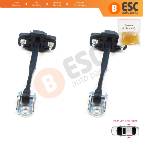 2 Pieces Rear Door Stop Check Assy Limiter Strap for Volvo S60 MK3 224 2019-On V60 MK2 225 V60 Cross Country MK2 227 2018-On 31479060