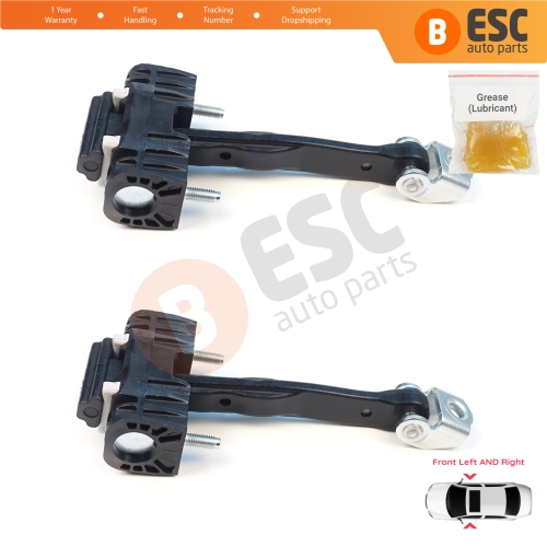 2 Pieces Front Door Stop Check Assy Limiter Strap for Volvo S90 MK2 234 V90 MK2 235 Estate 236 Cross Country 2016-On 31689103