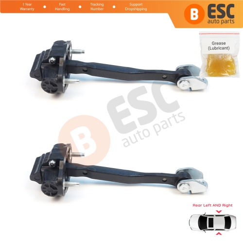 2 Pieces Rear Door Stop Check Assy Limiter Strap for Volvo S90 MK2 234 V90 MK2 235 Estate 236 Cross Country 2016-On 31385858