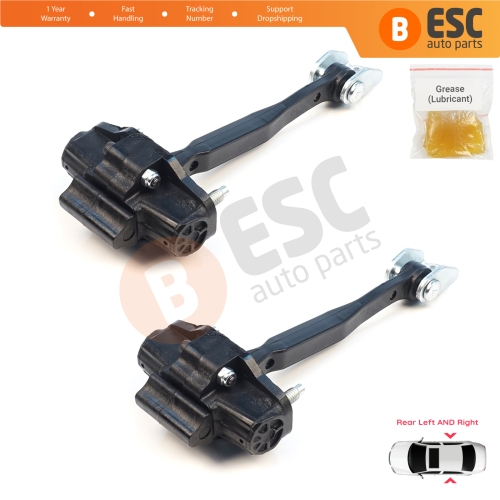 2 Pieces Rear Door Stop Check Assy Limiter Strap for Volvo S90 MK2 234 V90 MK2 235 Estate 236 Cross Country 2016-On 31385858