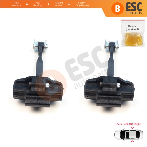 2 Pieces Rear Door Stop Check Assy Limiter Strap for Volvo S90 MK2 234 V90 MK2 235 Estate 236 Cross Country 2016-On 31385858