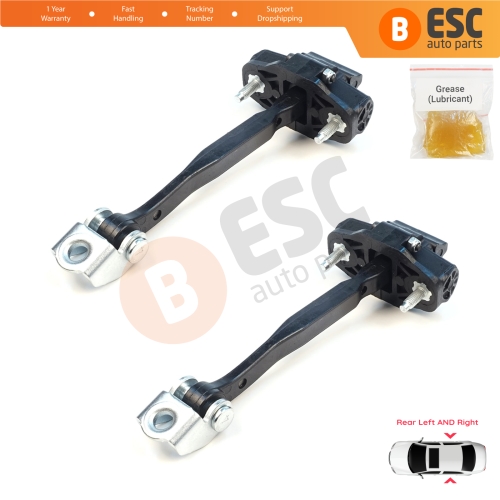 2 Pieces Rear Door Stop Check Assy Limiter Strap for Volvo S90 MK2 234 V90 MK2 235 Estate 236 Cross Country 2016-On 31385858