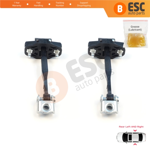 2 Pieces Rear Door Stop Check Assy Limiter Strap for Volvo S90 MK2 234 V90 MK2 235 Estate 236 Cross Country 2016-On 31385858