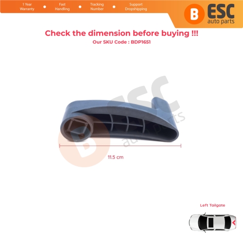 Rear Left Trunk Tailgate Door Inner Opener Handle For Citroen Jumper Relay Fiat Ducato Peugeot Boxer 250 2006-On 735471000
