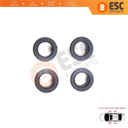 4 Pieces Door Lock Rod Grommet for Mercedes W124 W126 190 W201 W202 W203 C208 C209 W210 W168 W163 W460 W461 W463 2019921205