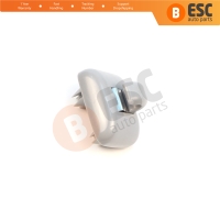 1 Piece Sun Visor Shade Holder Hook Clips Gray Color for Audi A1 A3 A4 B7 B8 B9 A5 A6 C6 Q2 Q3 Q5  TT Seat Exeo