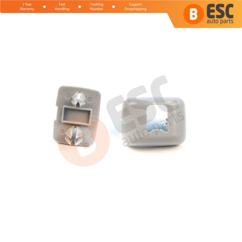 1 Piece Sun Visor Shade Holder Hook Clips Gray Color for Audi A1 A3 A4 B7 B8 B9 A5 A6 C6 Q2 Q3 Q5  TT Seat Exeo