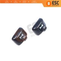 2 Pieces Sun Visor Shade Holder Hook Clips Black Color for Audi A1 A3 A4 B7 B8 B9 A5 A6 C6 Q2 Q3 Q5 TT Seat Exeo