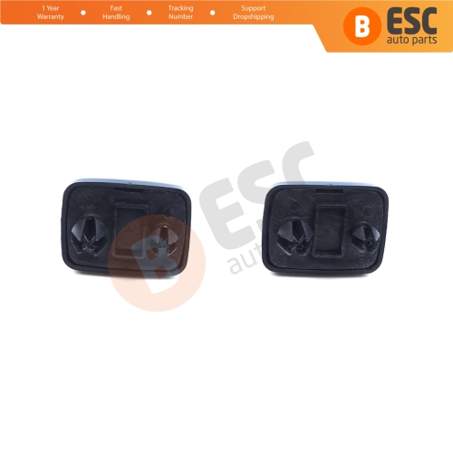 2 Pieces Sun Visor Shade Holder Hook Clips Black Color for Audi A1 A3 A4 B7 B8 B9 A5 A6 C6 Q2 Q3 Q5 TT Seat Exeo